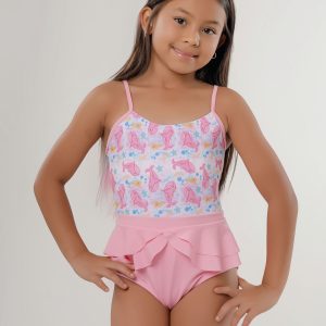 Enterizo niña estampado con bolero